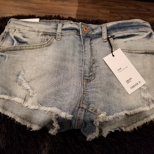 Denim low rise Forever 21 shorts